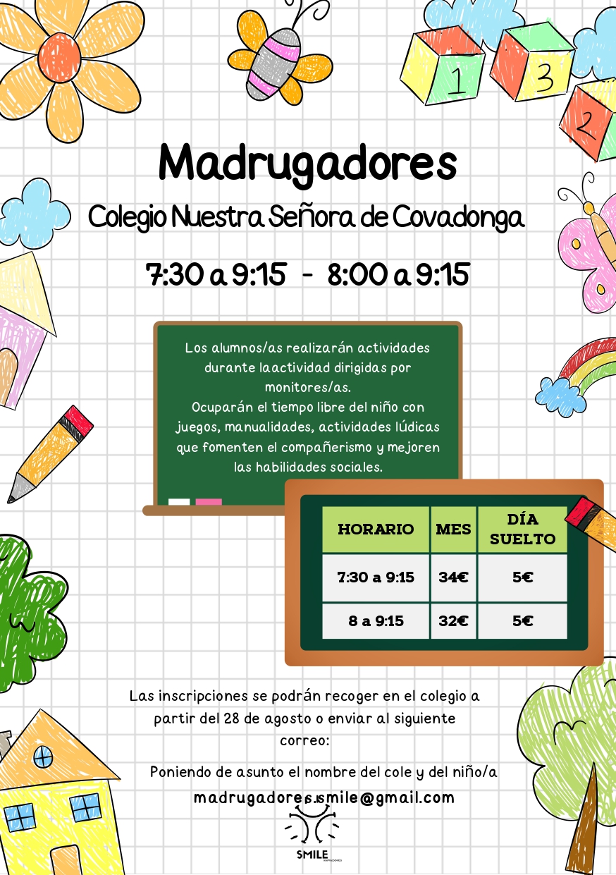 SERVICIO DE MADRUGADORES CURSO 2025 2026