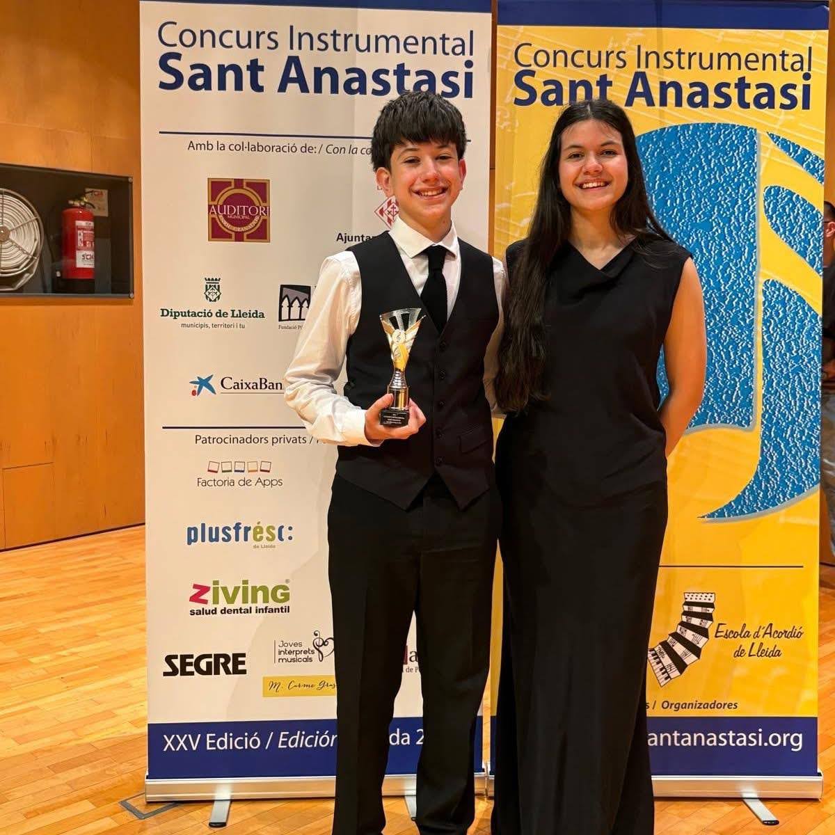 NUESTRO ALUMNO SERGIO FERNÁNDEZ CARREÑO, DISTINGUIDO EN EL XXV CONCURSO SANT ANASTASI DE LLEIDA
